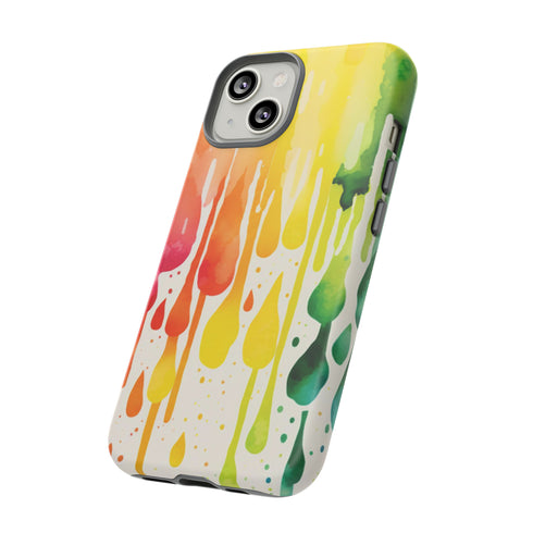 Rainbow Spring Showers - Impact Resistant Phone Case